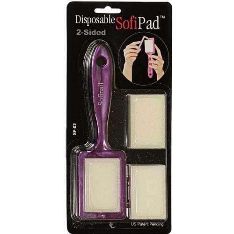 SofiNail Disposable And Refillable SofiPad, 2 Side, SF-02N